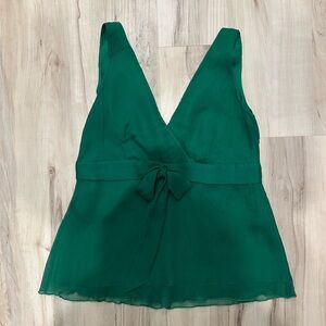 J.Crew Chiffon Bow Tank Top